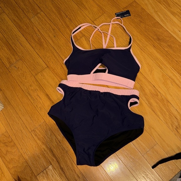 Summer Mae Maternity Bikini Two-Piece High Waist Swimsuit Cutout new 🆕 - Picture 7 of 7